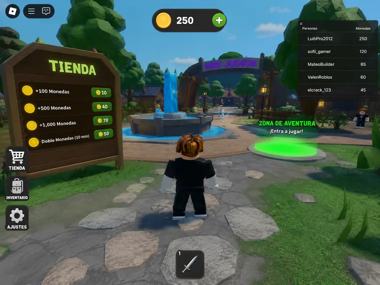 Mundo de Roblox creado por una alumna